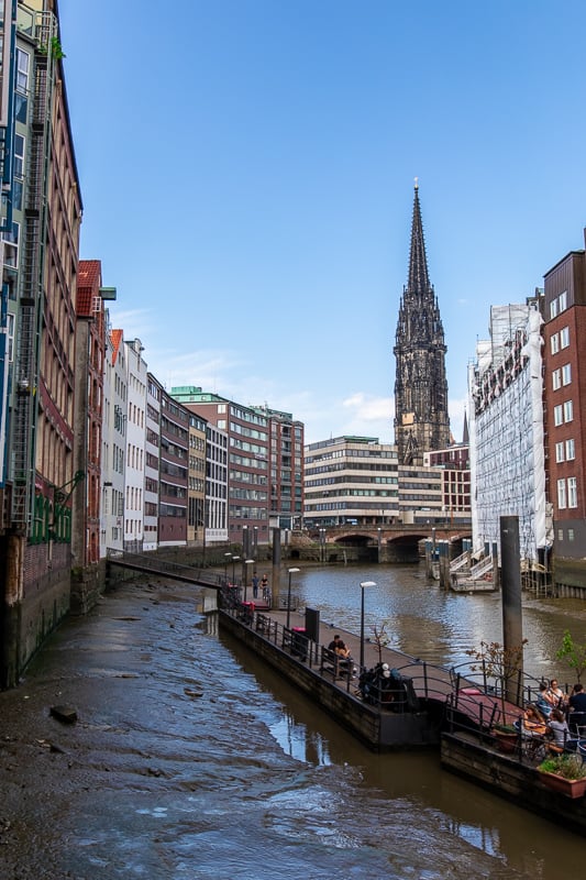 Hamburg is a city of canals.