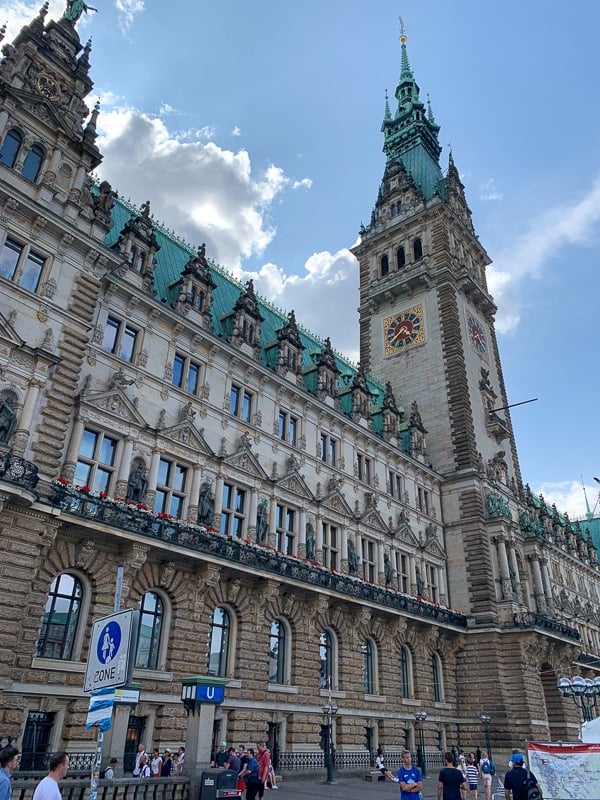 Hamburg Rathaus, one of the nicest cities in Europe.