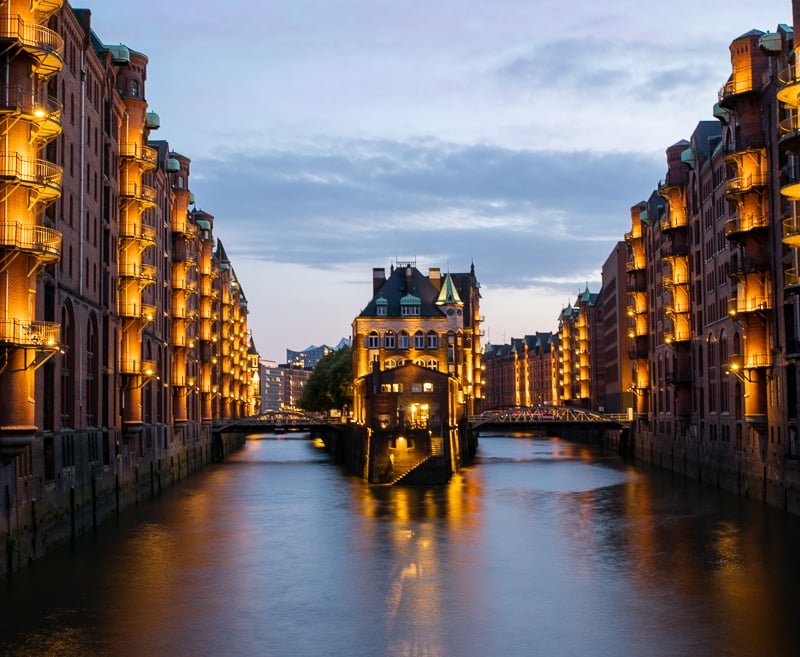 The Speicherstadt in Hamburg is a UNESCO World Heritage Site