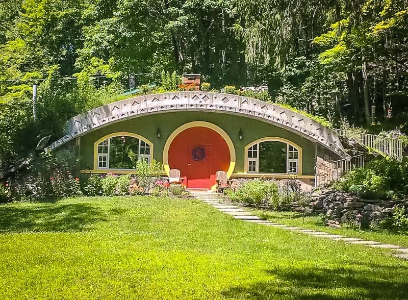 One of the most romantic hobbit house Airbnbs in the US.