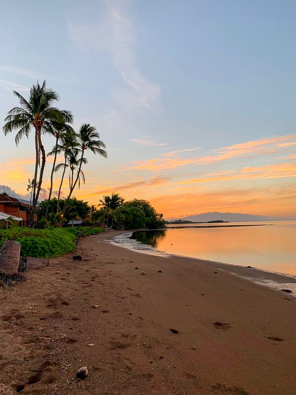 Catching the sunrise from the Hotel Molokai is a surreal experience.
