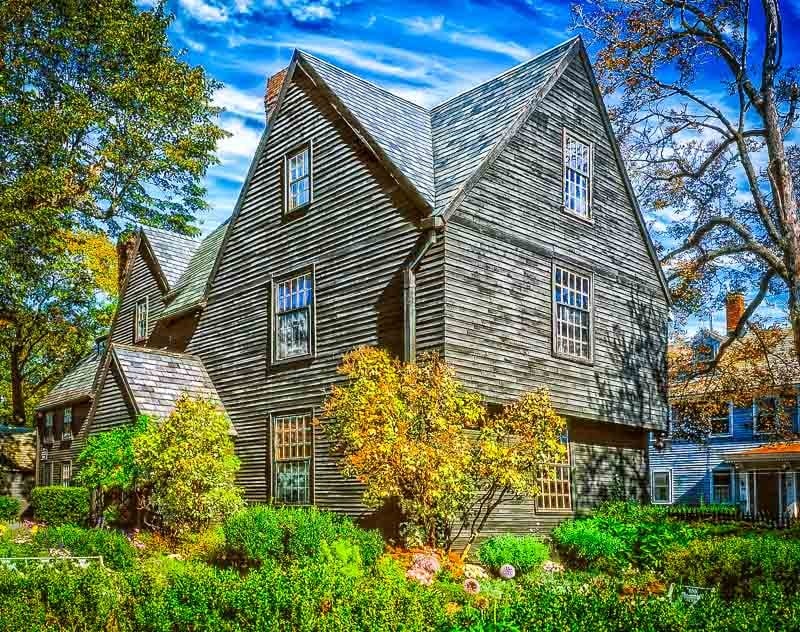 The House of the Seven Gables in Salem, Massachusetts.