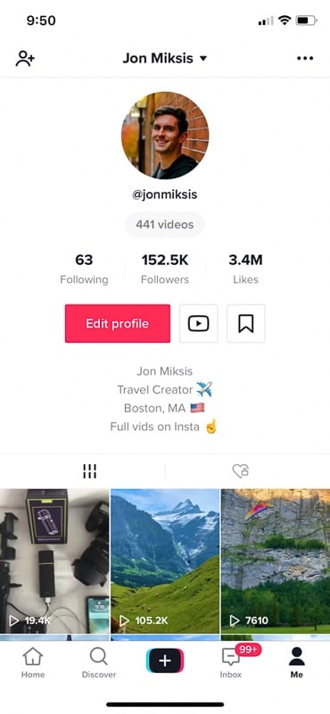 Being on TikTok is very important for how to start a travel blog and become a travel blogger.