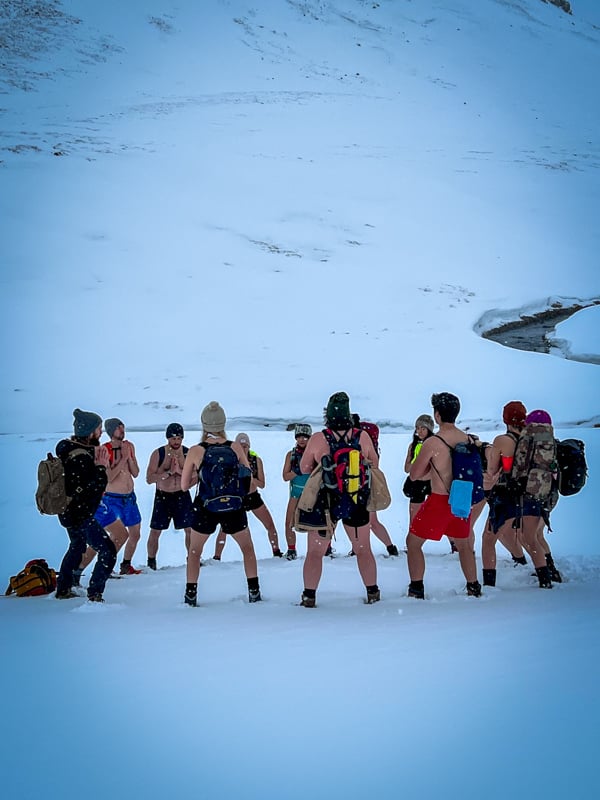 This cold immersion retreat with Into The Wild Within was the ultimate group experience.