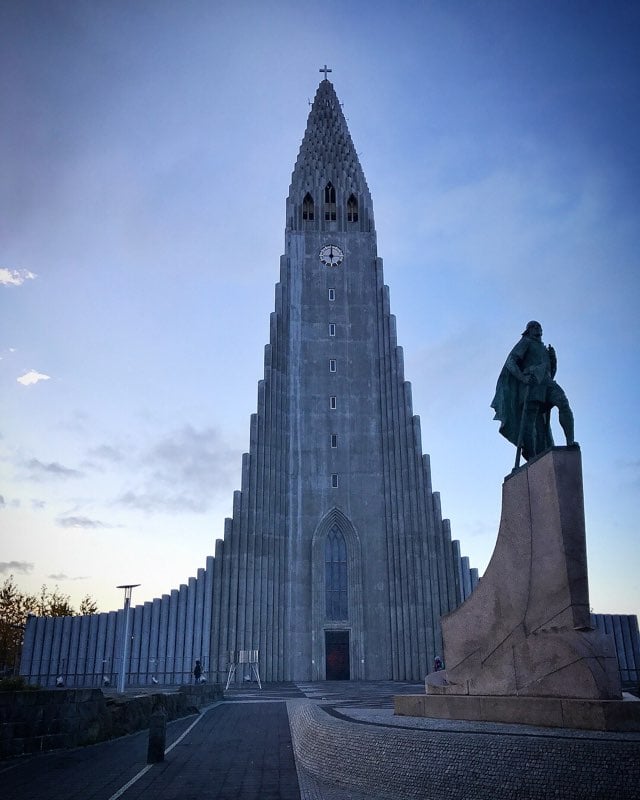 Hallgrímskirkja is one of the most Instagrammable places in Iceland