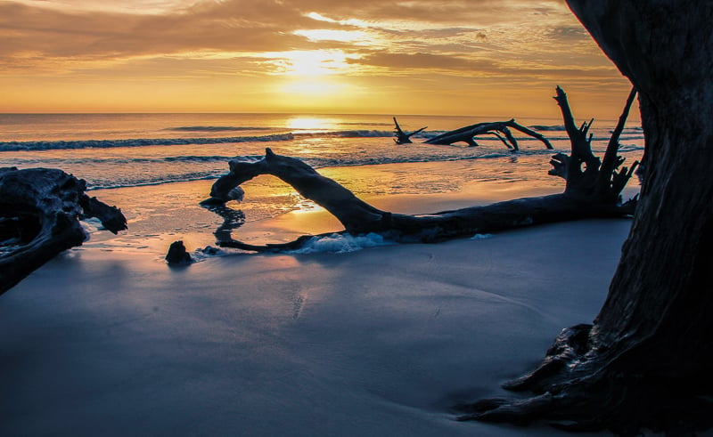 Jekyll Island has nearly 10 miles of white sand beaches. Driftwood Beach is the most popular. It's definitely one of the best unknown vacation spots in the US.