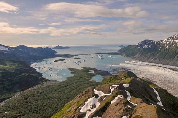 Kenai Fjords National Park in Alaska is one of the cool places to visit in the US.