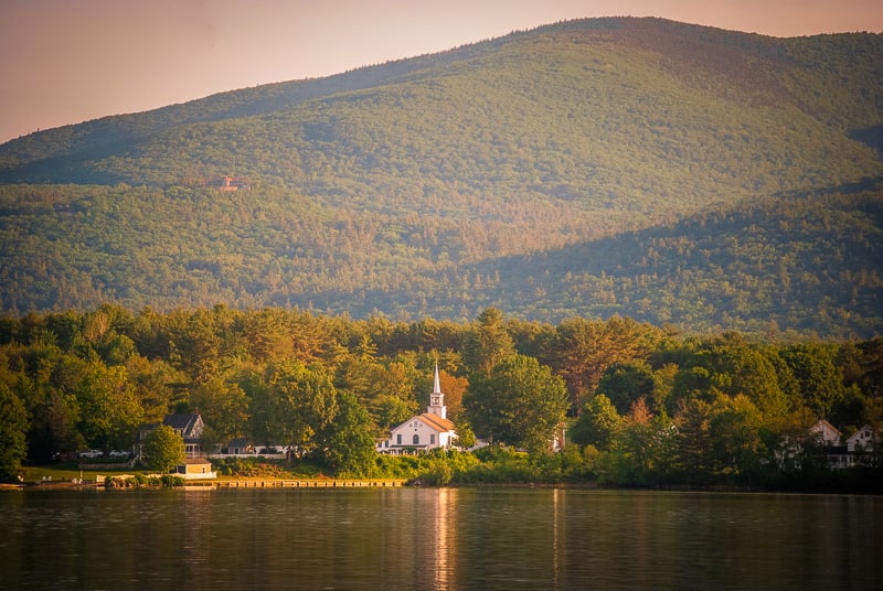 The Lakes Region is a top New England road trip idea for those seeking a respite from busy modern life