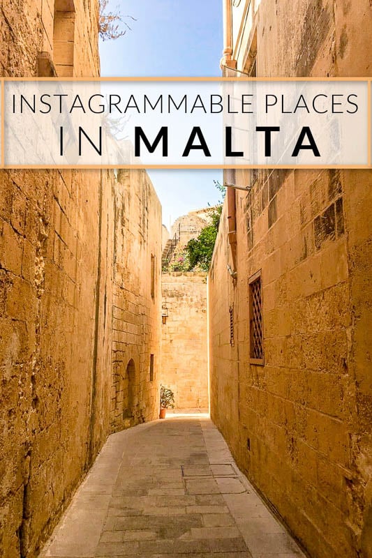 Malta Instagram spots pinterest pin