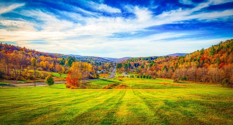 The Green Mountains is a sought-after destination for seeing the fall foliage.