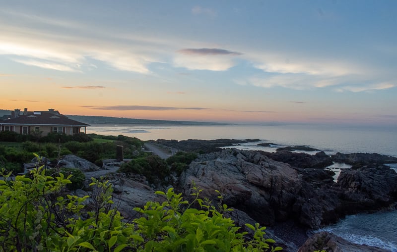 The Marginal Way in Ogunquit is an amazing place to catch the sunset. It's also one of the best weekend getaways in New England.