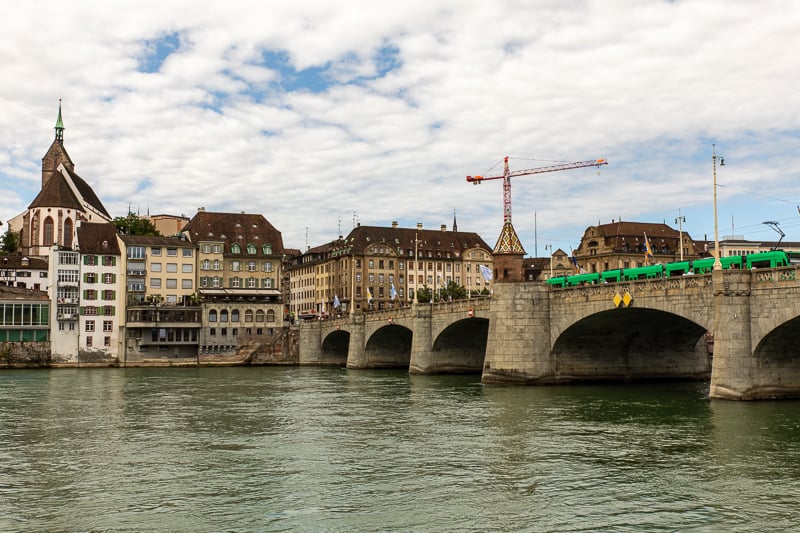 The Mittlere Brücke was one of the oldest bridges along the Rhine.