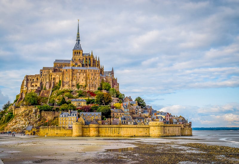 A round-up of the most beautiful castles wouldn't be complete without mentioning Mont Saint-Michel in France