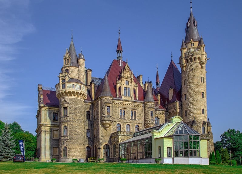 Moszna Castle in Poland is among the magnificent castles in the world
