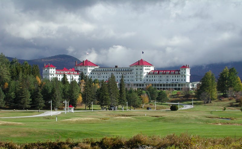 The Omni Mount Washington Resort is one of the best places in New England to spend a weekend getaway.
