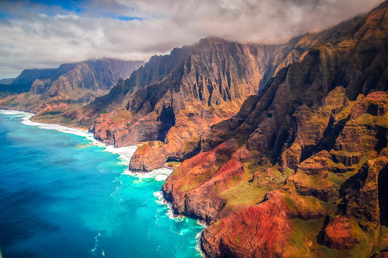 Nāpali Coast State Wilderness Park is one of the most beautiful places of the island of Kauai