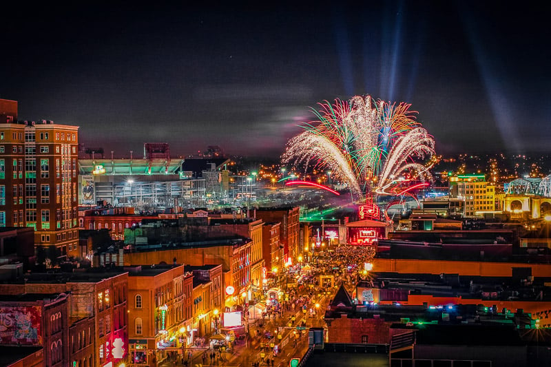 New Years Eve is a great time to visit Nashville with friends