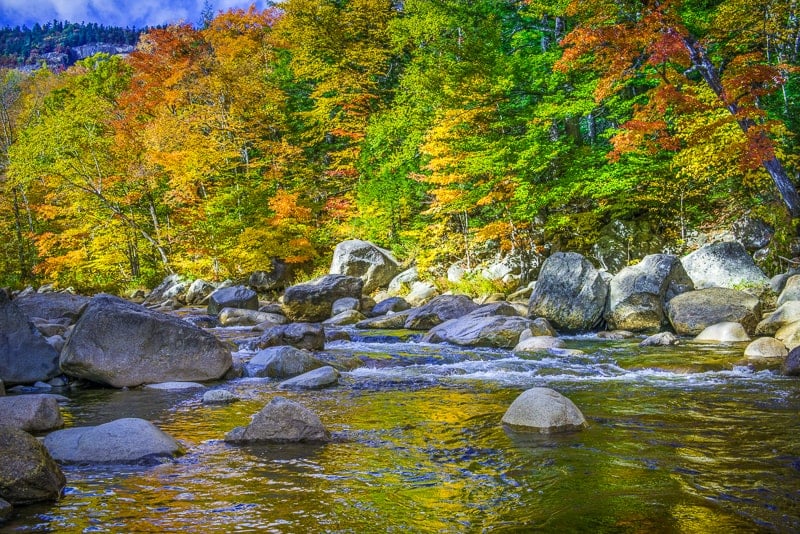 This part of New Hampshire boasts some amazing fall foliage.