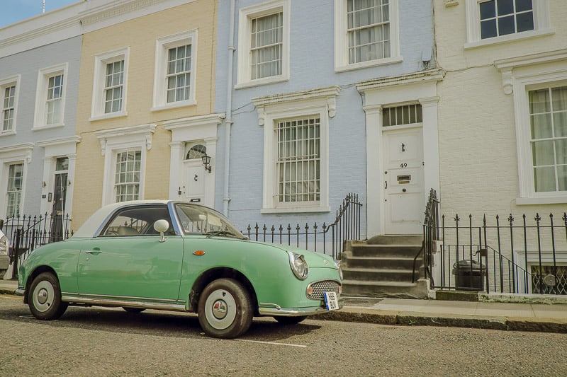 Notting Hill is one of the most Instagrammable places in England.