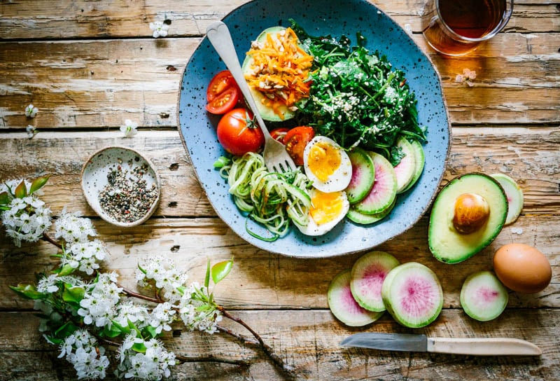 Retreats are known to serve healthy, nutrient-dense foods.