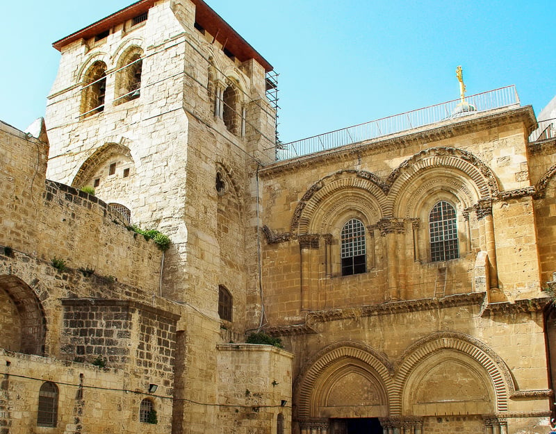 Built in 326 A.D., the Church of the Holy Sepulchre contains Jesus Christ’s tomb. 