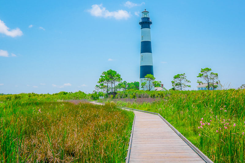 Outer Banks lighthouse is one of the best east coast attractions