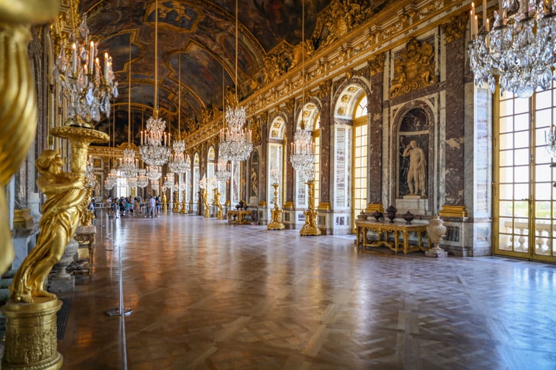 Top UNESCO sites include the Palace of Versailles
