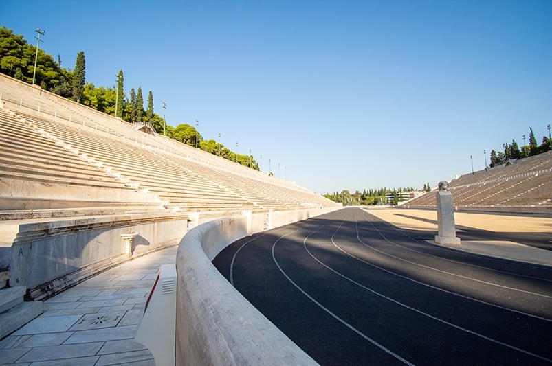 The Panathenaic Stadium was the site of two Olympic games. It's definitely among the cheapest places to travel in Europe.