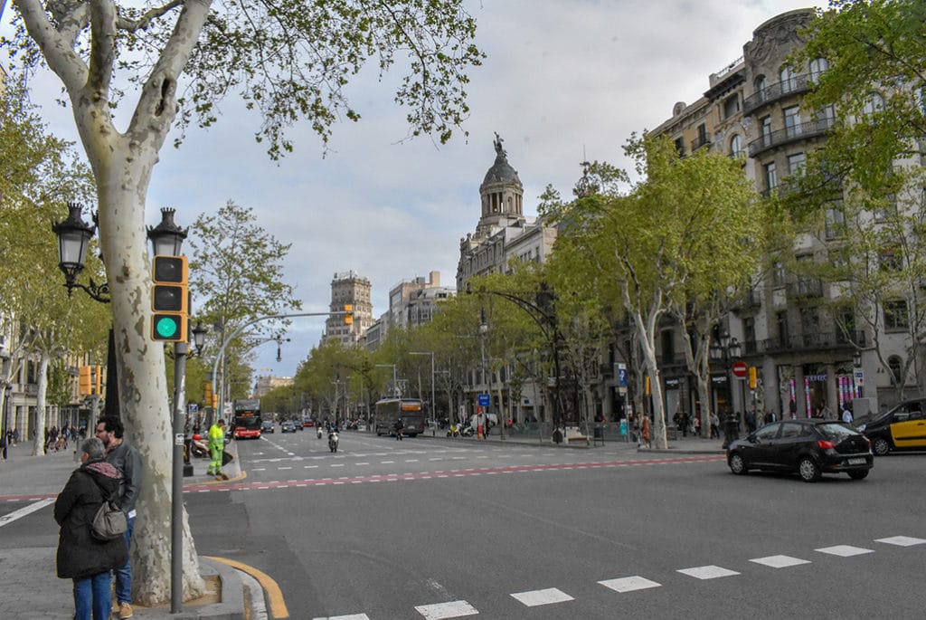 Passeig de Gracia is a great spot during a long weekend itinerary in Barcelona