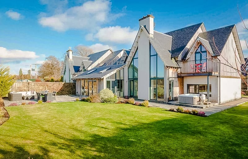 Elegant designer home in Scotland.