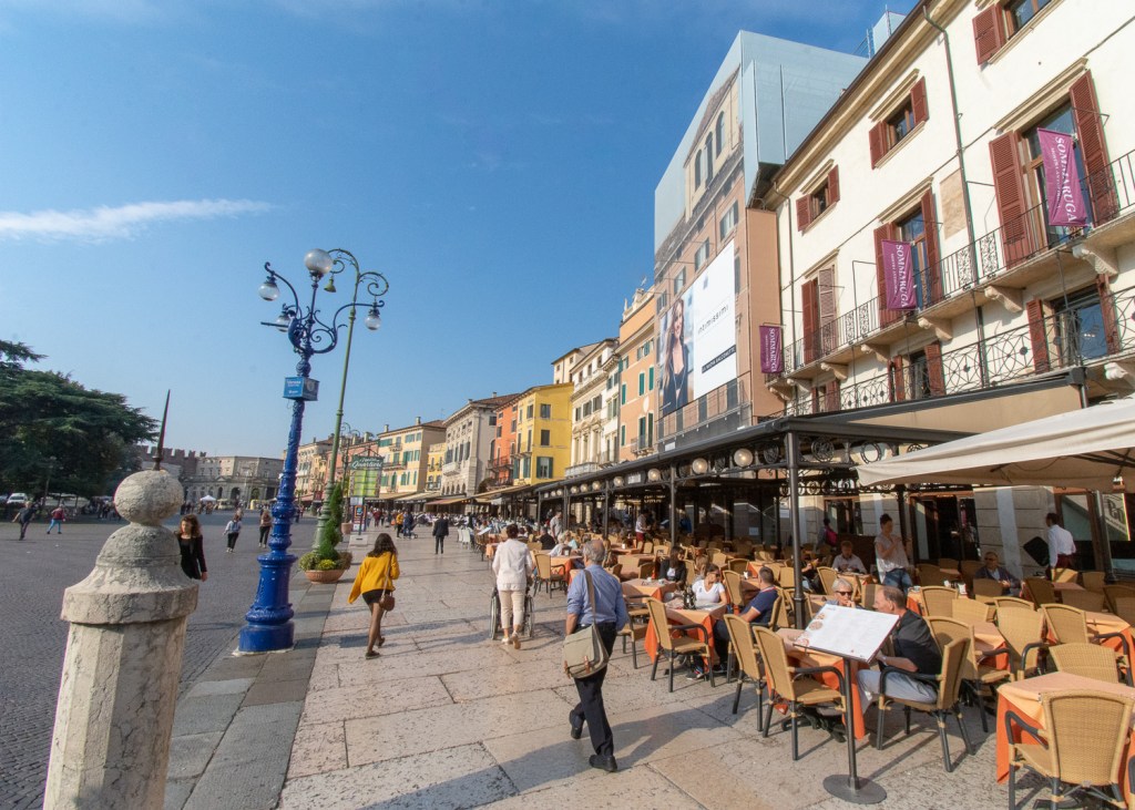 Piazza Bra is a key part of this travel guide
