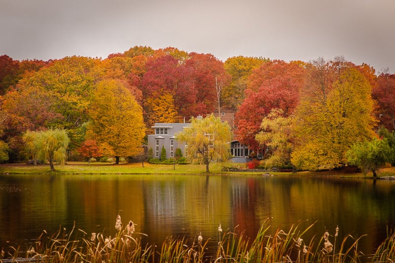 The Poconos is a prime place for leaf peeping in the fall.