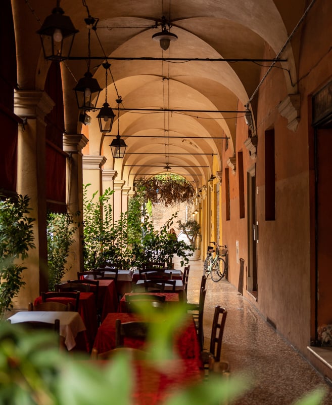 The porticoes of Bologna
