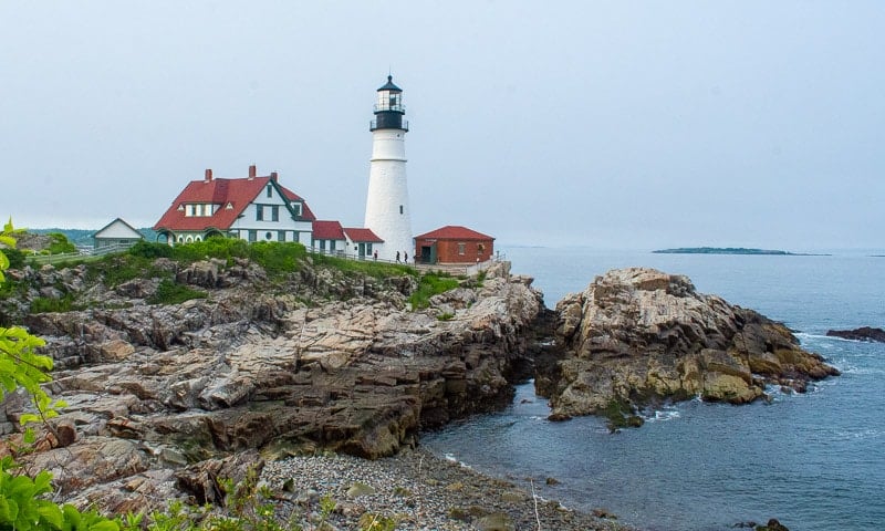 Portland Head Lighthouse is a must-see on this New England road trip itinerary.