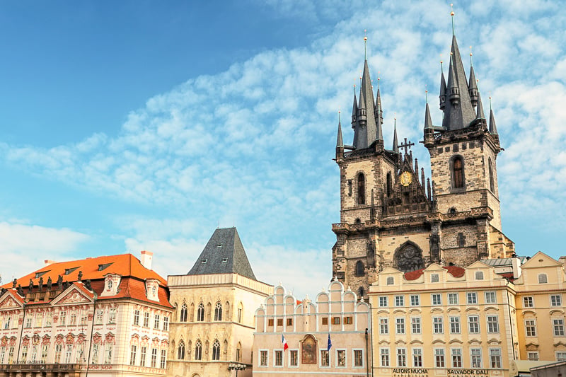 Prague’s Old Town Square is the top attraction in town. It's steeped in over 1,000 years of history and one of the cheapest cities in Europe