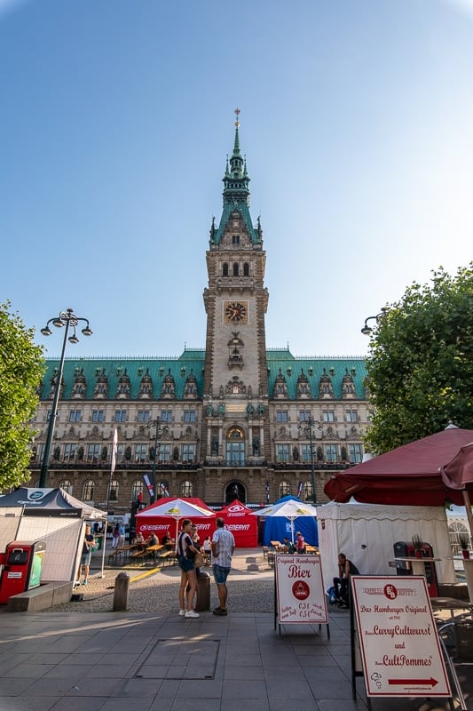 The Rathaus in its current form was built in the late 1800s.