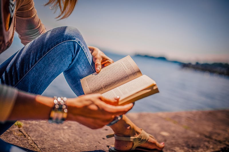 Reading a new book or classic novel is one of the top original bucket list ideas.