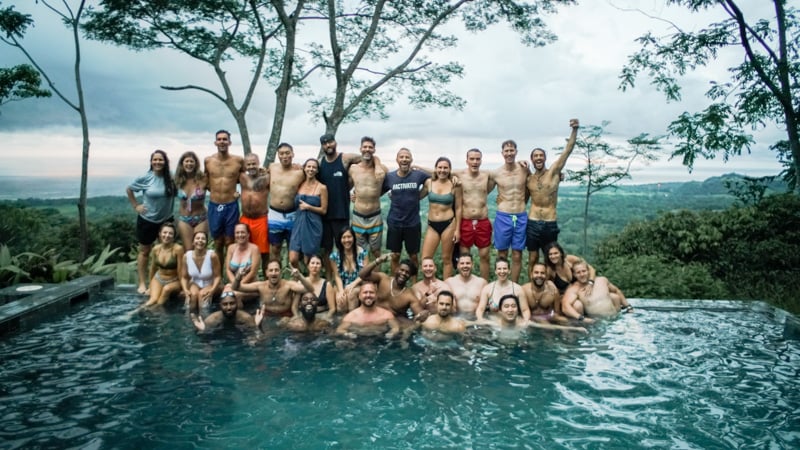 Photo of me and 32 other entrepreneurs at a recent retreat in Costa Rica.