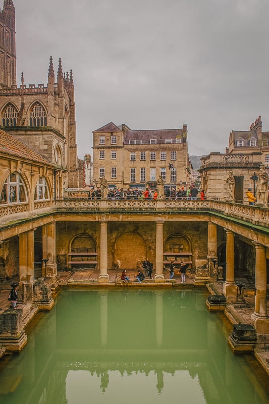 The Roman Baths are among the most Instagrammable places in England, especially if you enjoy history
