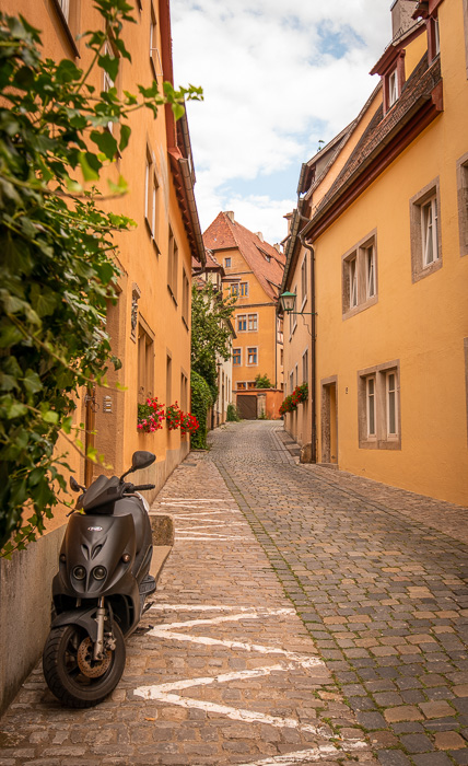 A secluded, hidden gem in the heart of Rothenburg's Old Town (Altstadt)