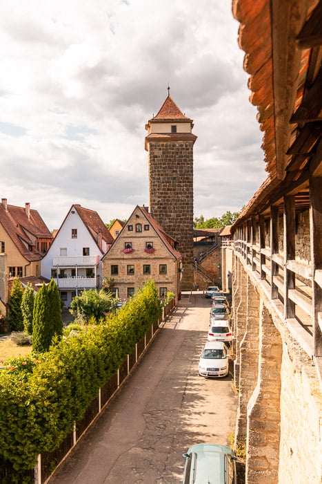 These old walls in Rothenburg ob der Tauber have survived numerous wars and conflicts over the centuries.