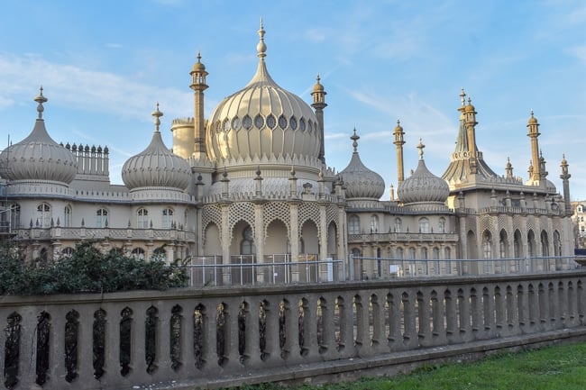 Royal Pavilion in Brighton is one of the top photo spots in the UK.