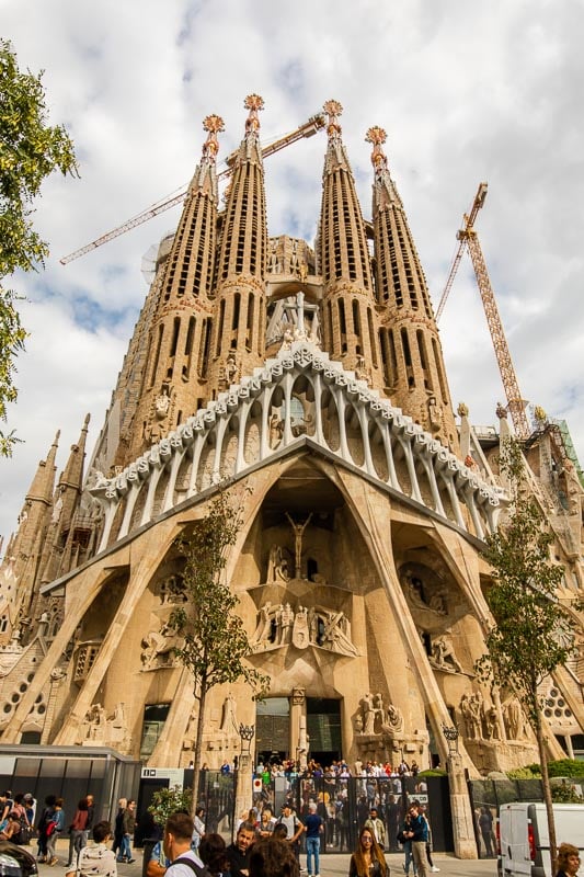 The Sagrada Familia is a great photo spot.