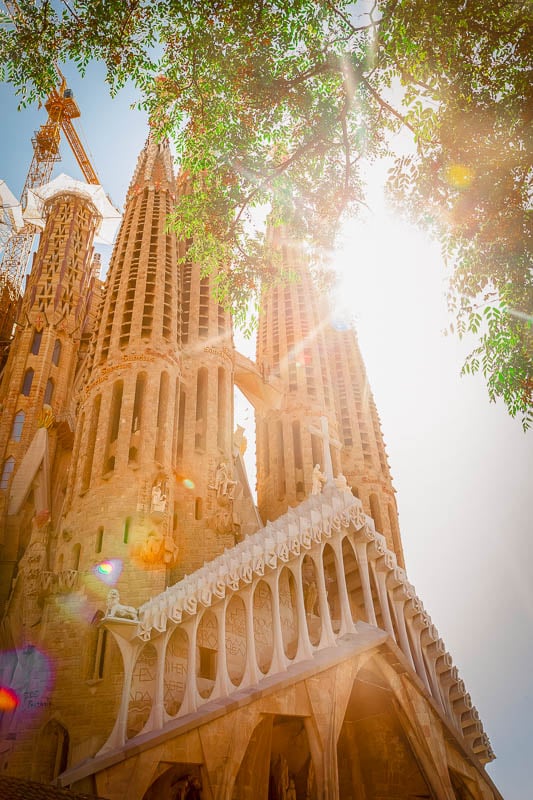 The Sagrada Familia in Barcelona is one of the most unique churches in the world
