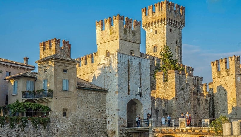 Scaligero Castle is one of the best-preserved fortifications in Italy and Europe as a whole