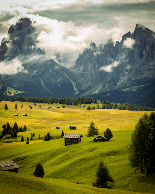 Seiser Alm in the Dolomites