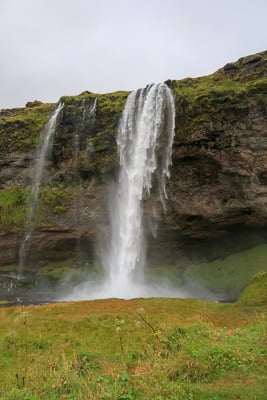 Seljalandsfoss Waterfall is one of the best photo and video spots in Iceland.
