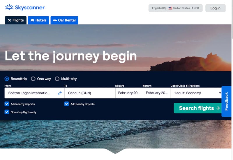 Skyscanner is the best way to find cheap flights in 2023