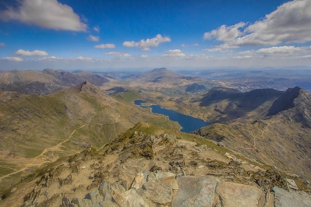 Snowdon in Snowdonia National Park, Wales is one of the best photo spots in the UK