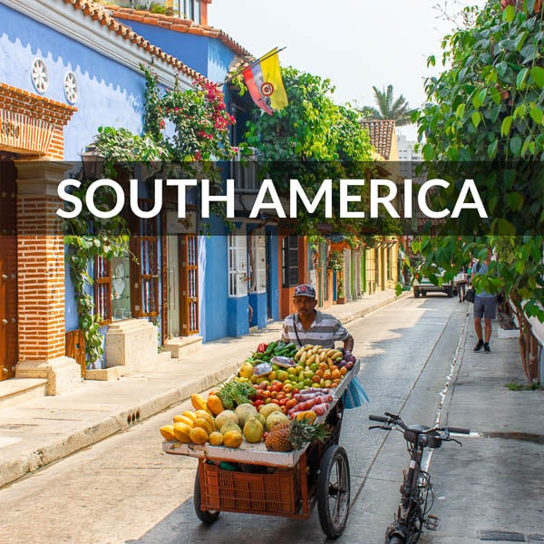 South America destinations cover photo
